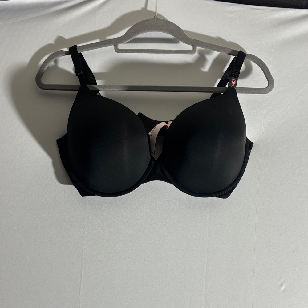 Victoria's Secret Black Bra with Pink Accents